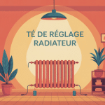 Schéma réglage té de radiateur combien de tour
