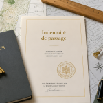 calcul indemnisation droit de passage sur plan cadastral