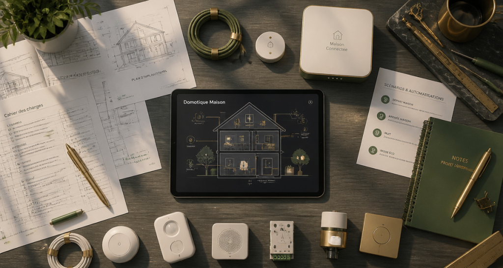 domotique définition bureau connecté maison