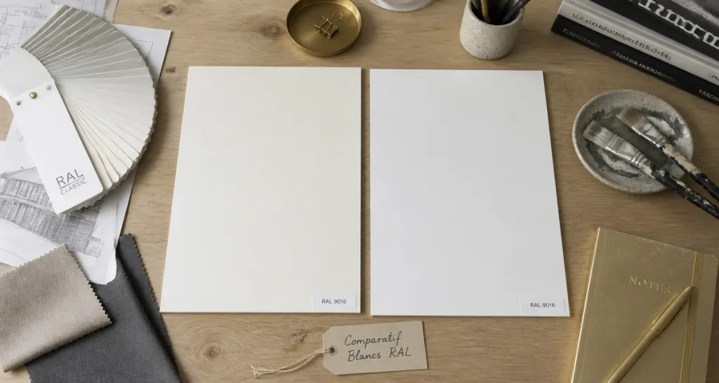 ral 9010 ou 9016 blanc murs comparatif