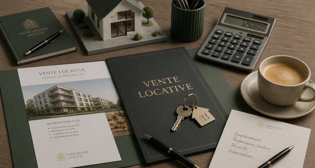 vente locative documents et clés sur bureau