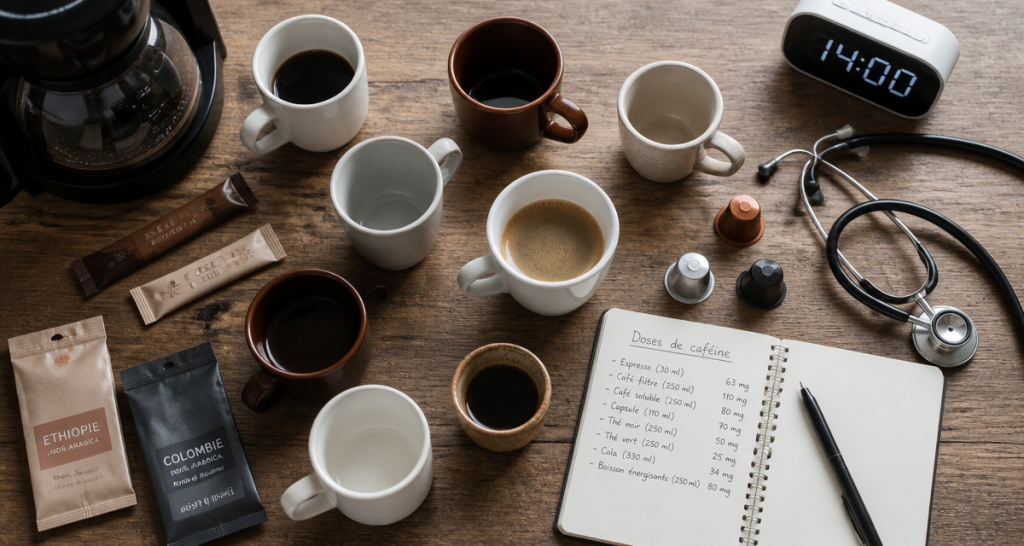 boire 8 cafe par jour tasses bureau