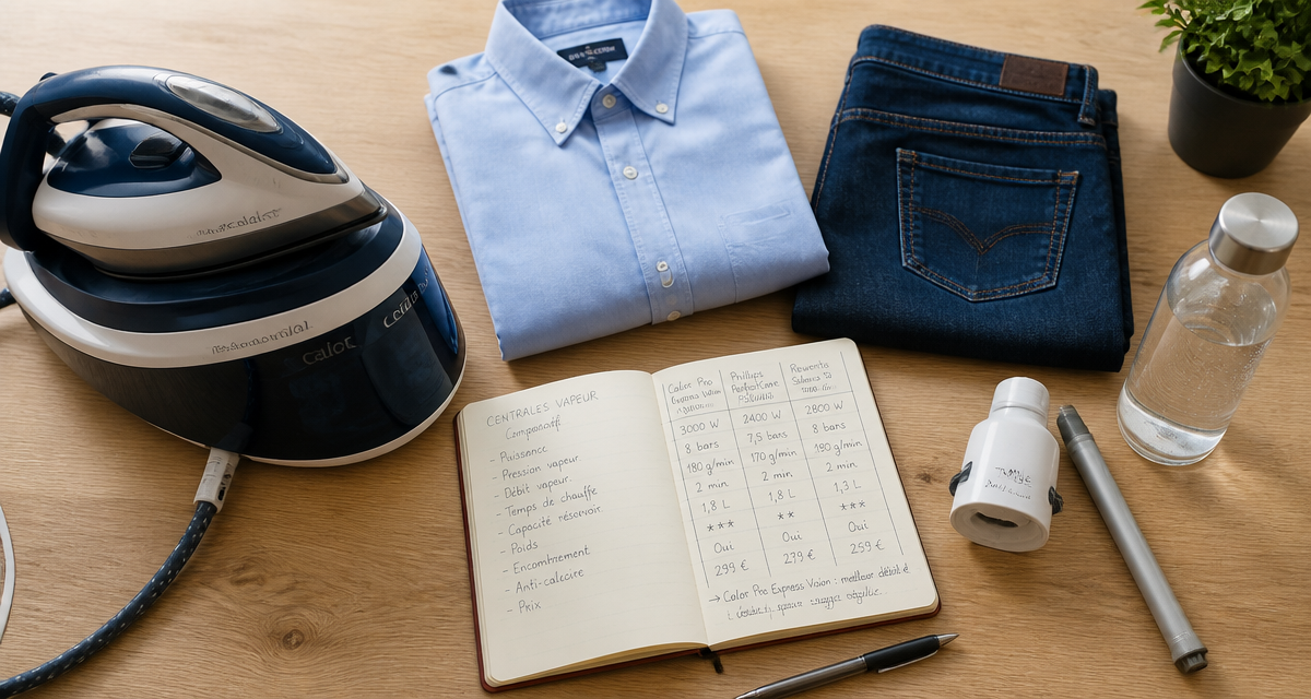 comment choisir une centrale vapeur sur table avec accessoires