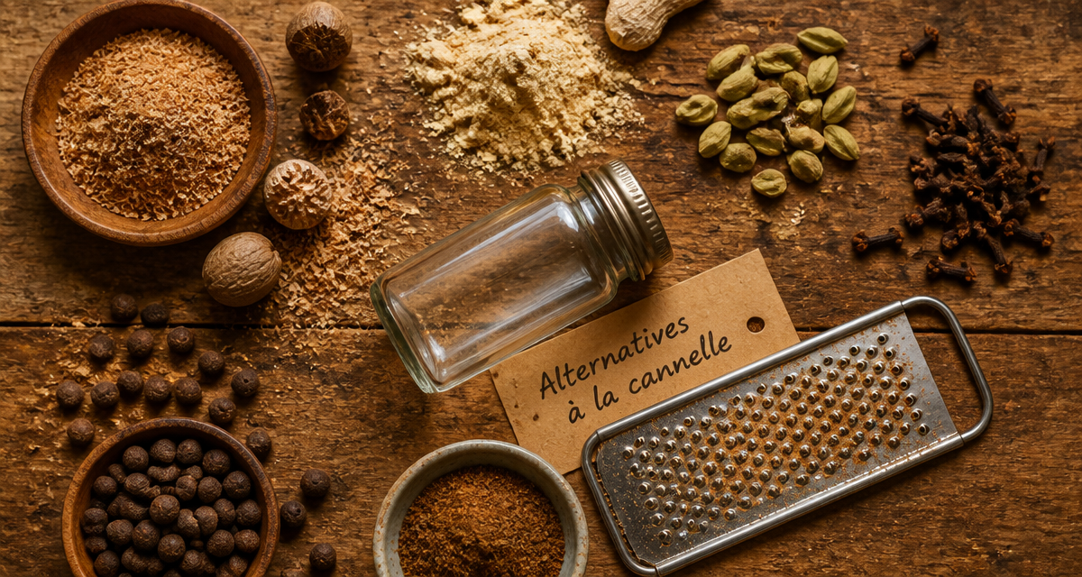 Par quoi remplacer la cannelle vue épices alternatives
