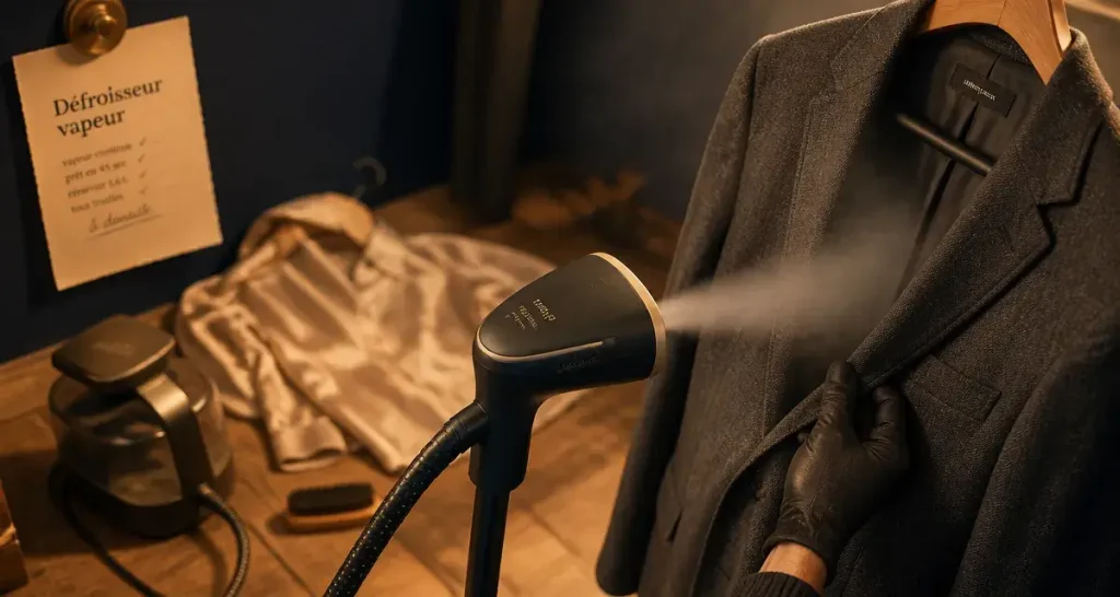 Comparatif défroisseur vapeur verticale pour veste en laine