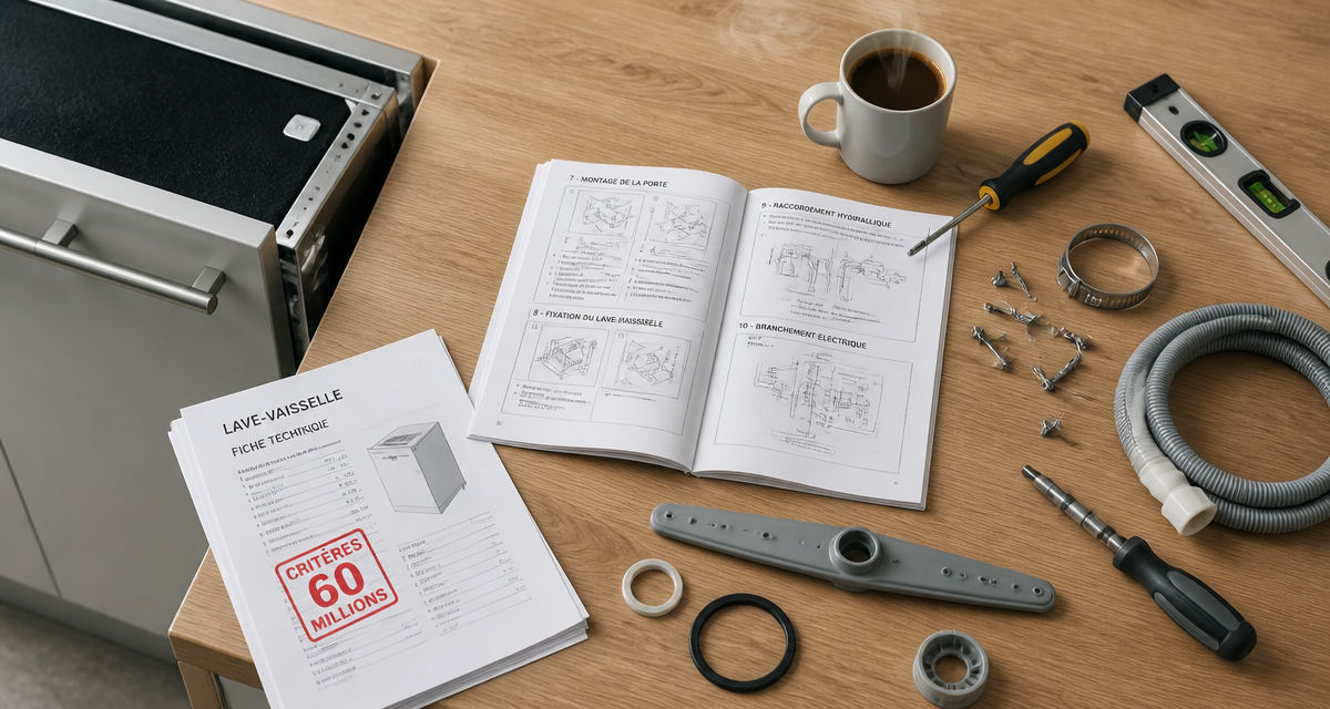 Comparatif lave vaisselle encastrable 60 millions de consommateur outils et manuel