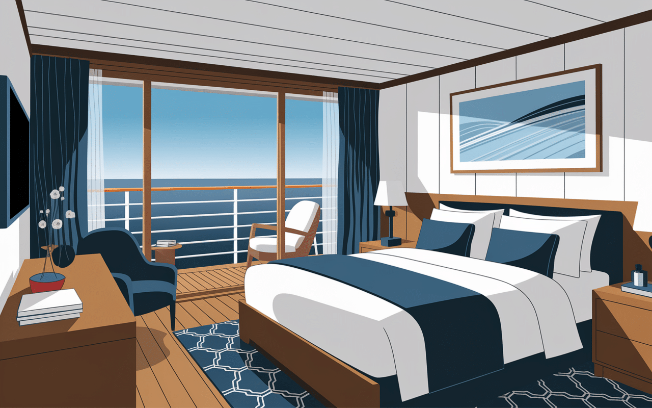 cabine croisiere costa smeralda balcon vue mer