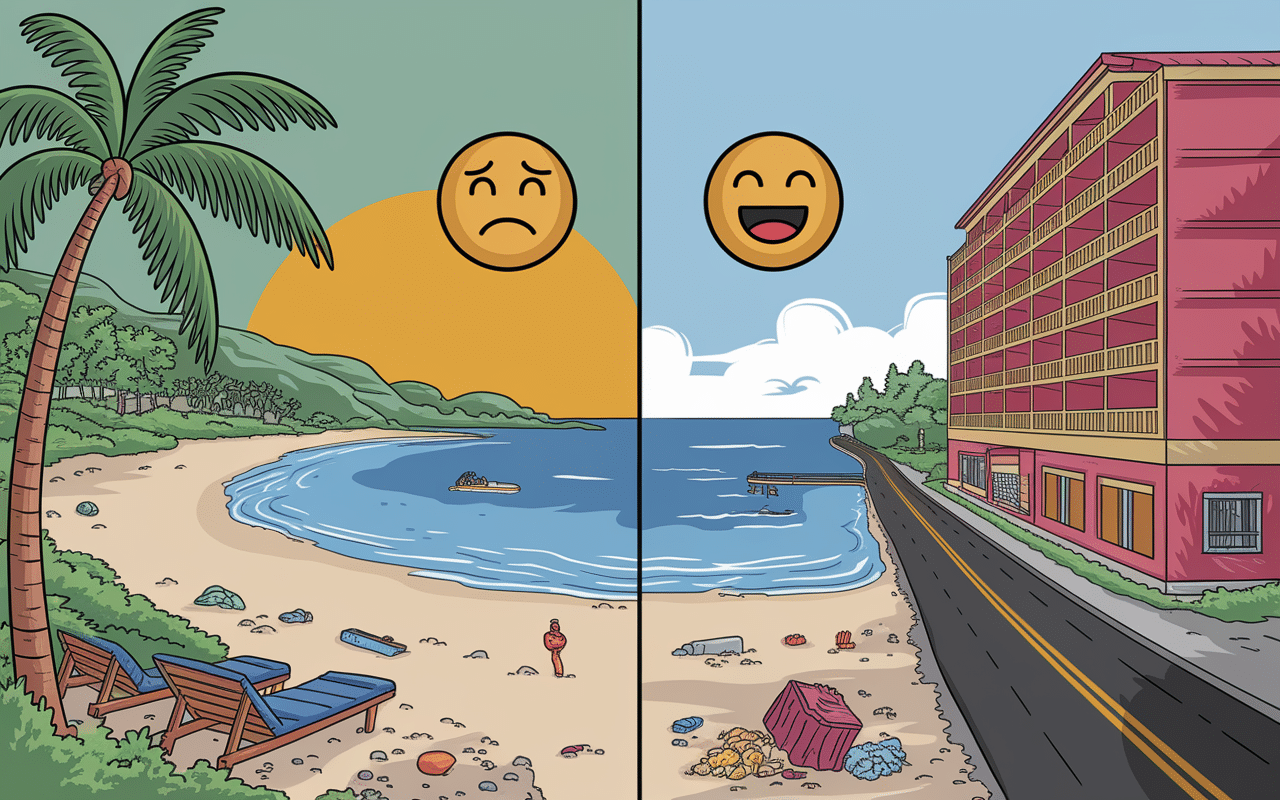 cap vert avis négatif hôtel plage déchet