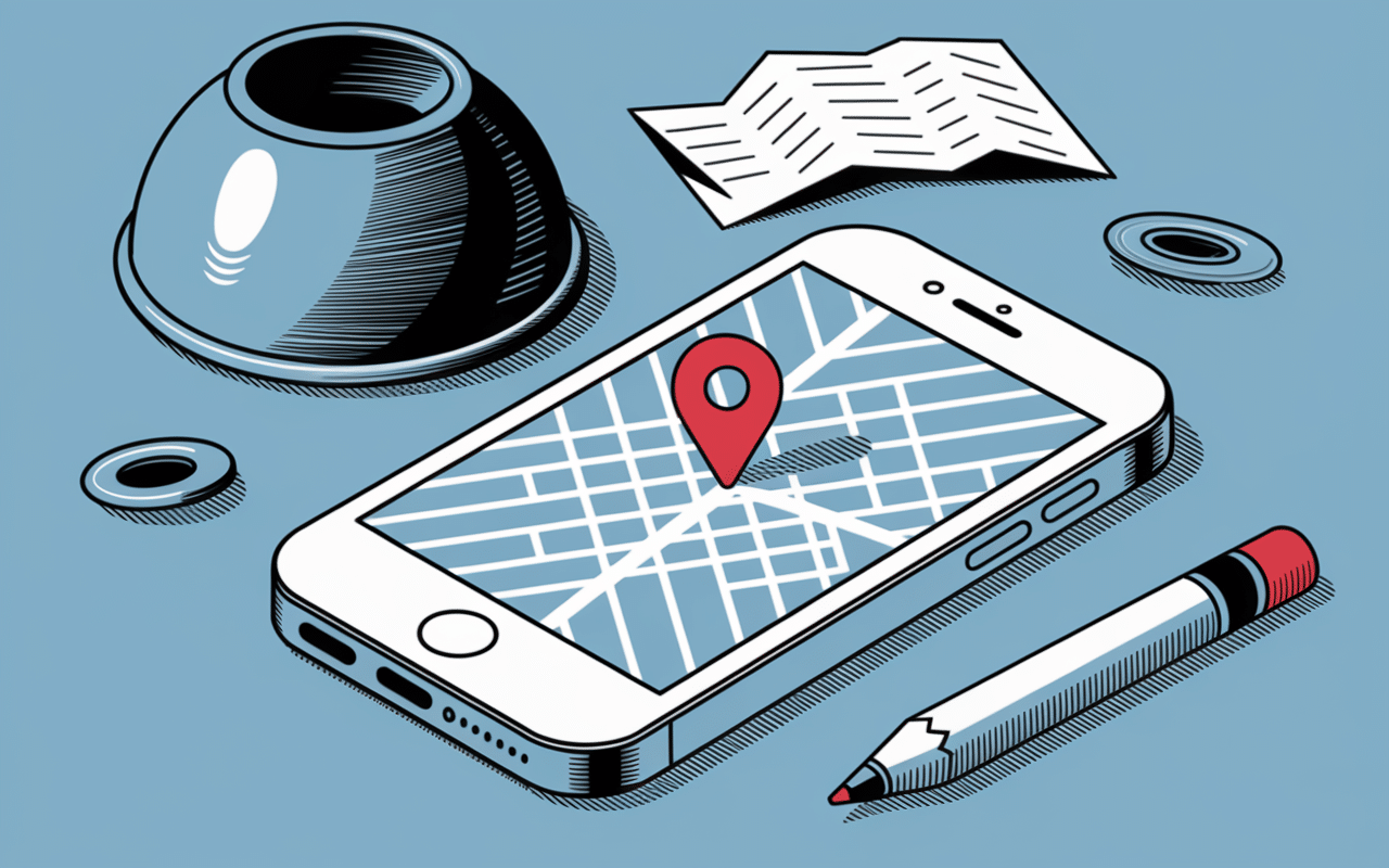 Carte GPS smartphone latitude 48.070569 longitude 6.855323