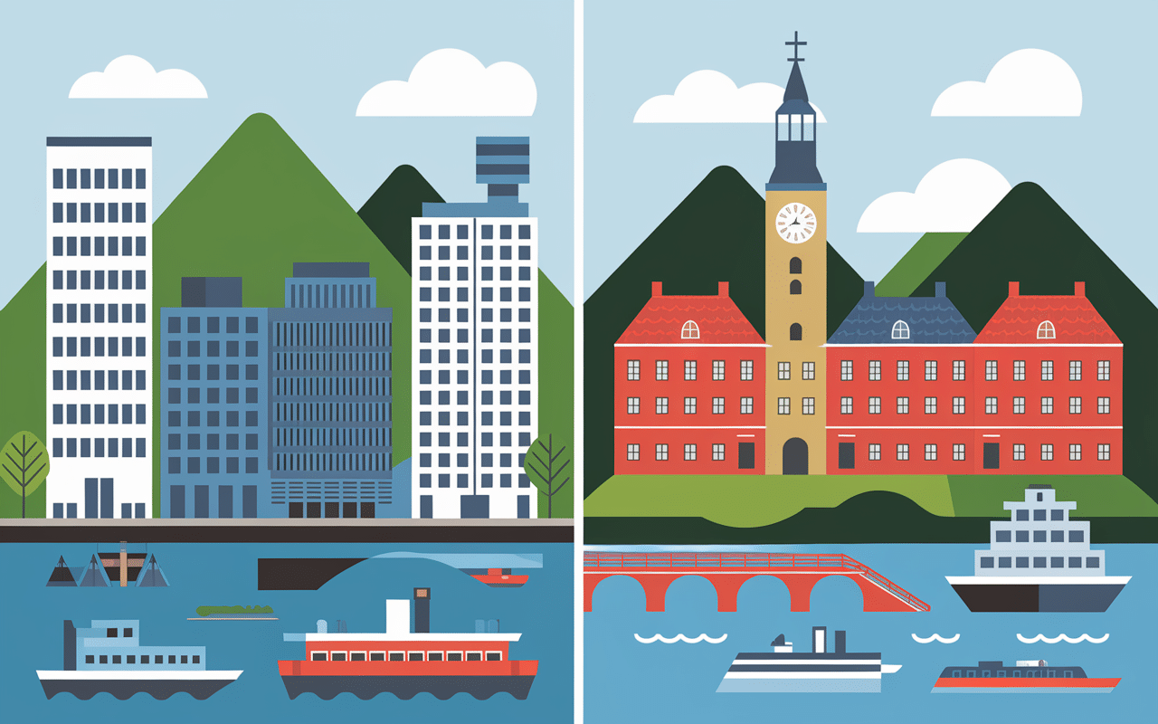 comparatif urbain oslo ou stockholm