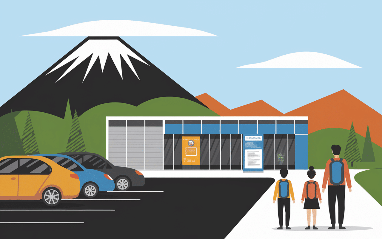 Station téléphérique Etna début excursion