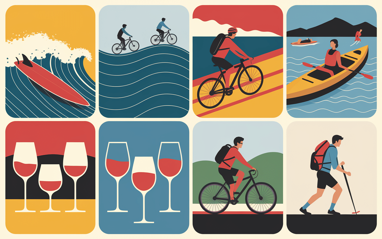 Activités week end dans le sud ouest surf vélo rando