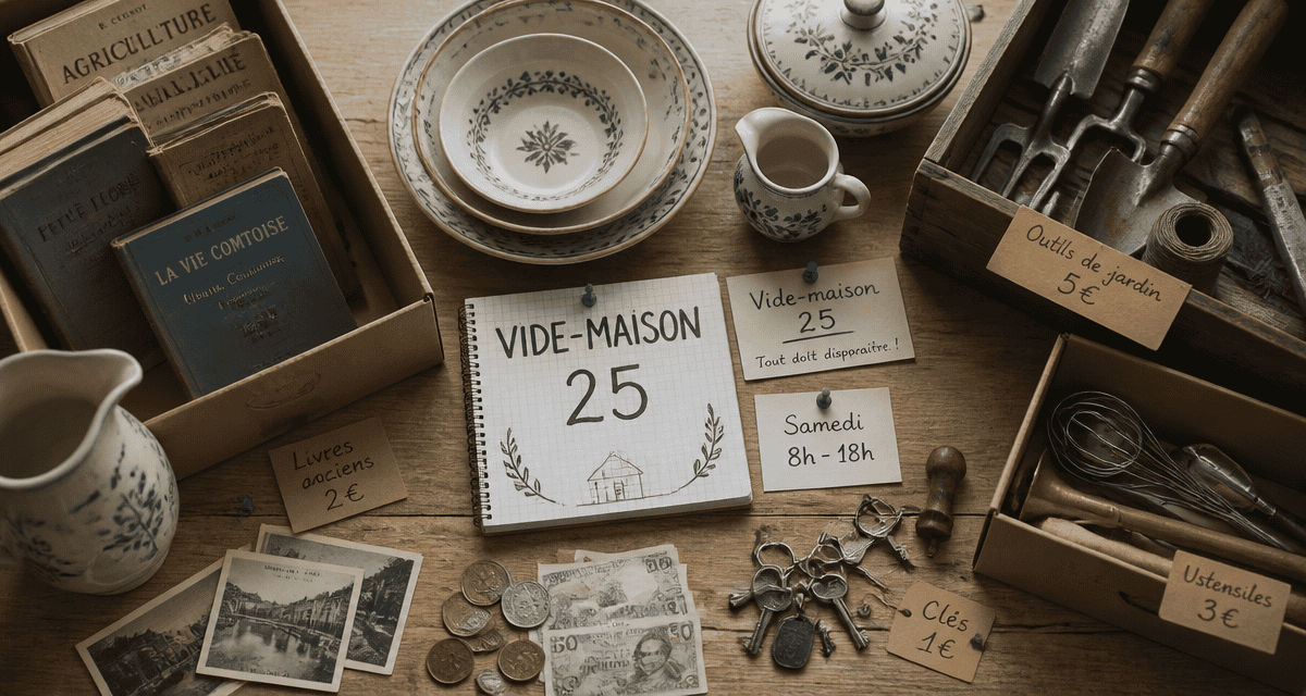 vide maison 25 objets Doubs