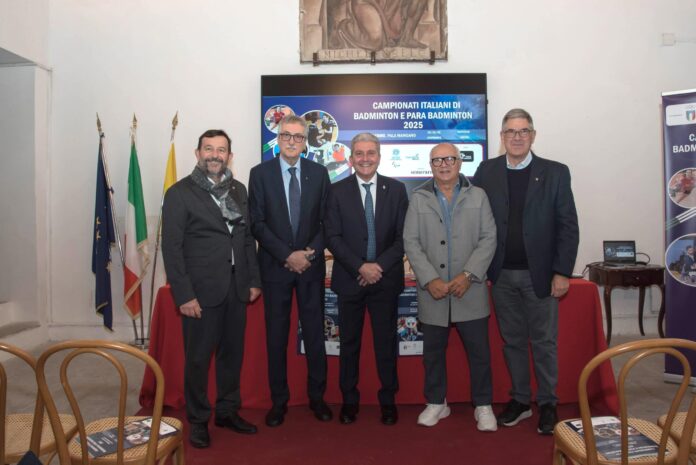conferenza stampa campionati badminton