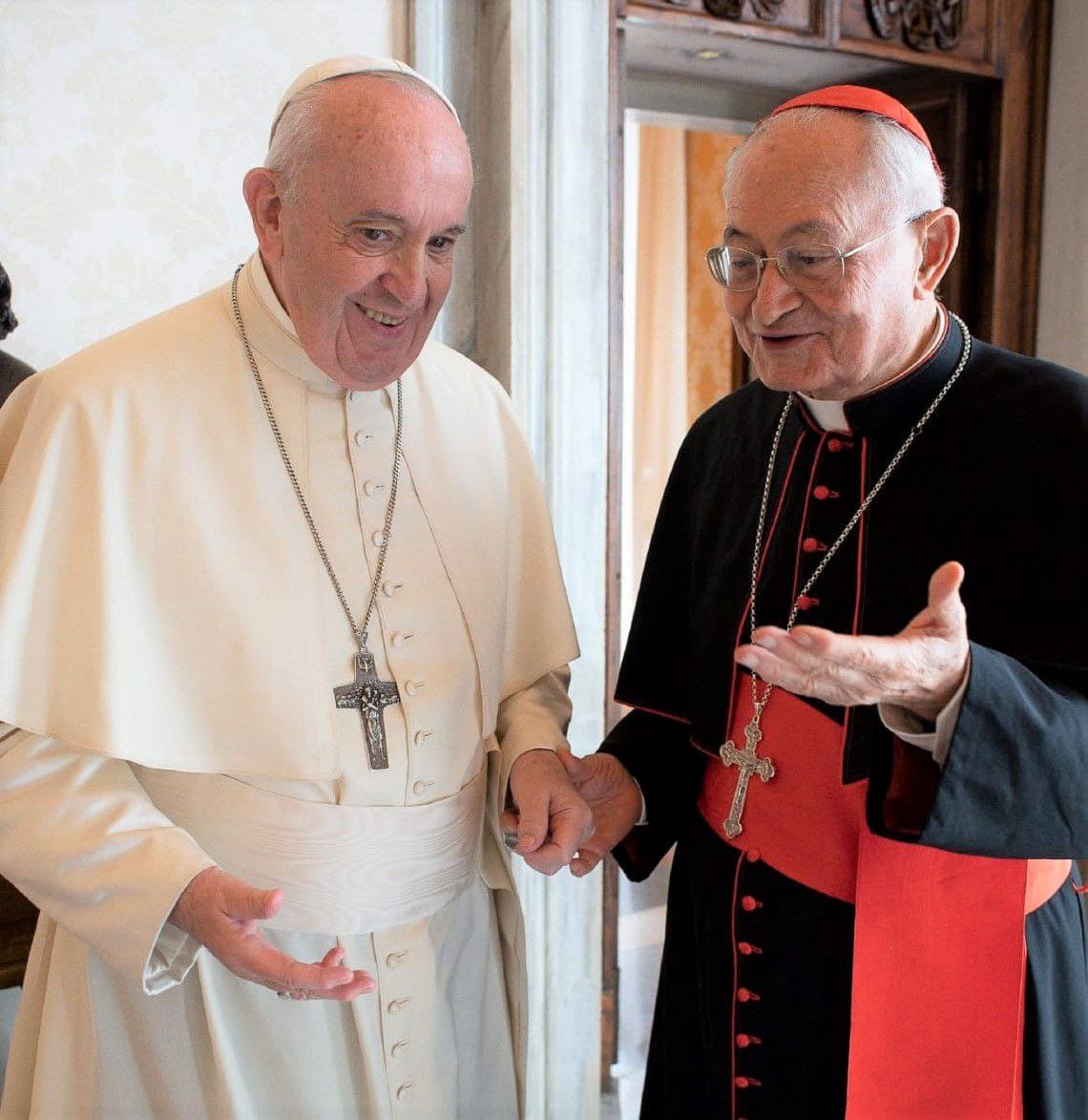 Cardinale De Giorgi e Papa Francesco