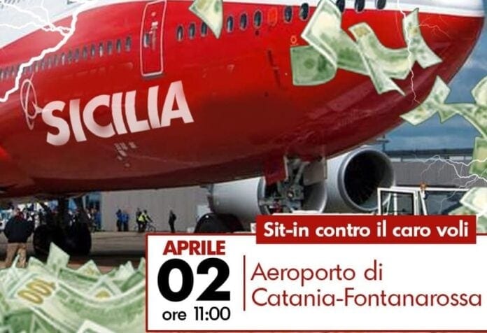 Caro voli Sicilia Pasqua 2026 oggi protesta a Catania. Federconsumatori Prezzi folli, un abuso sui siciliani