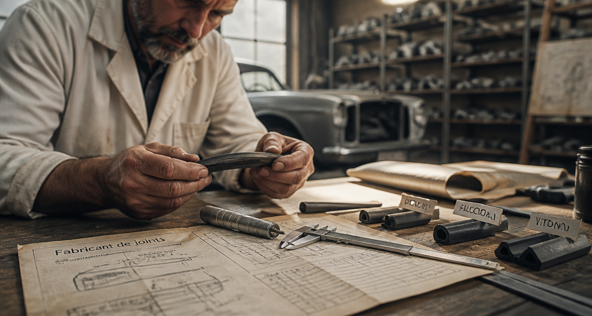 fabricant de joint caoutchouc pour voiture ancienne sur plan de travail