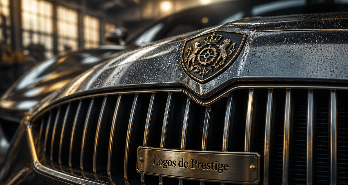 logo voiture de luxe blason calandre