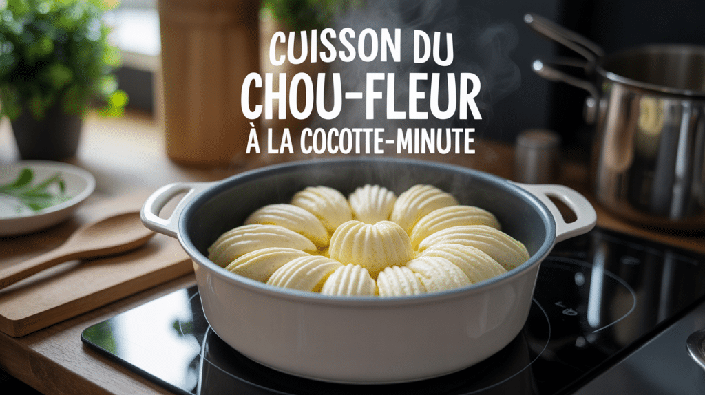chou fleur cuisson cocotte minute vapeur
