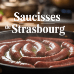 cuisson saucisse de Strasbourg dans casserole eau chaude