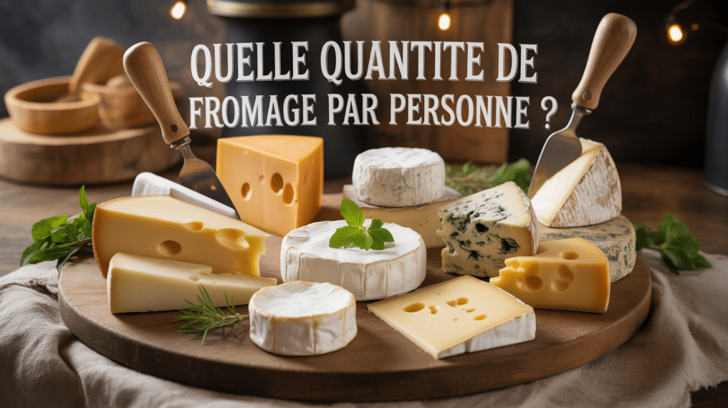 combien de gramme de fromage par personne plateau fromages varié