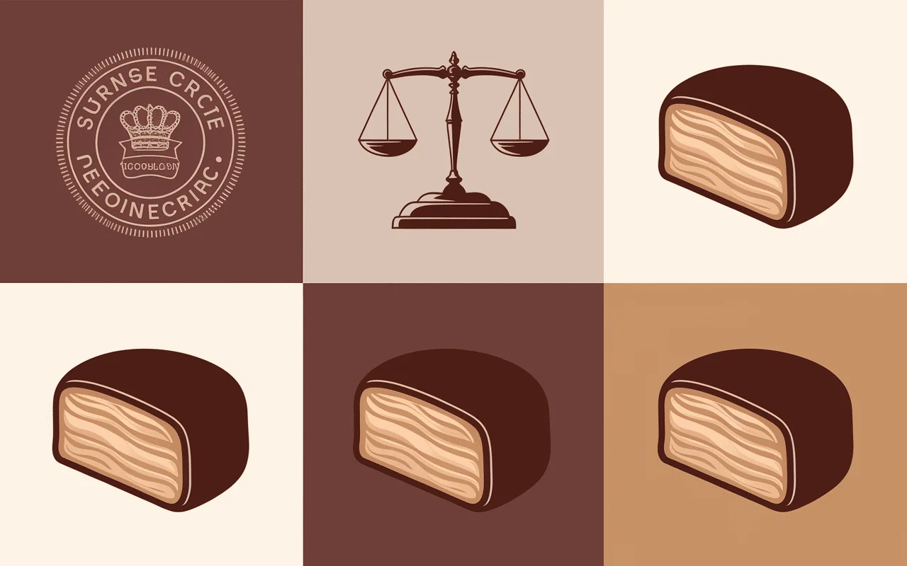 Étiquette chocolat d'appellation truffes qualité