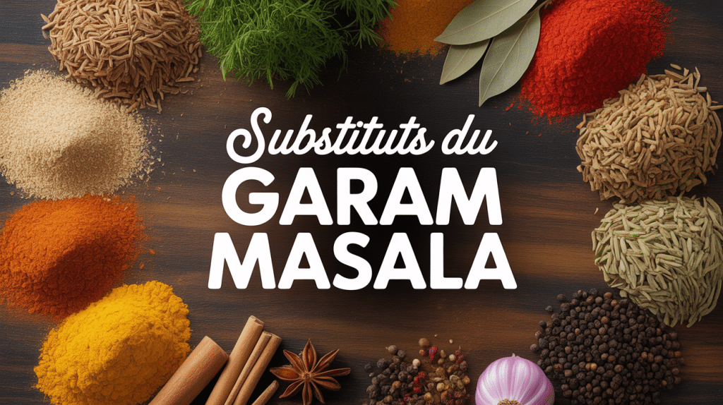 Par quoi remplacer le garam masala composition d'épices