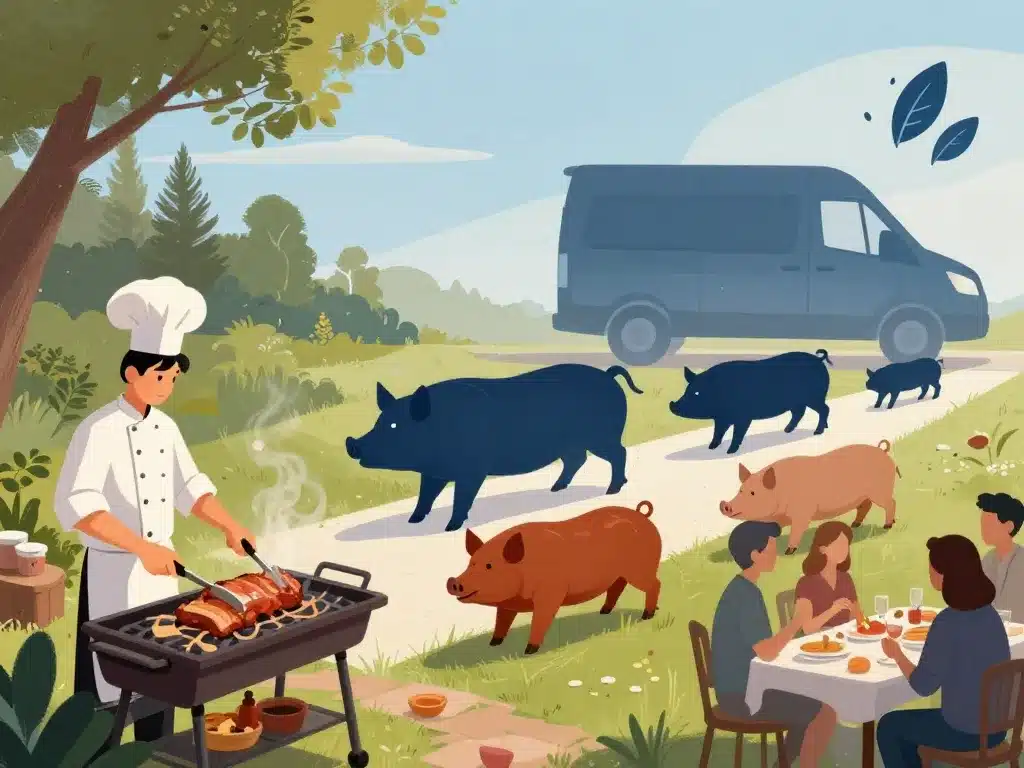 Illustration facteurs cochon grillé à domicile prix