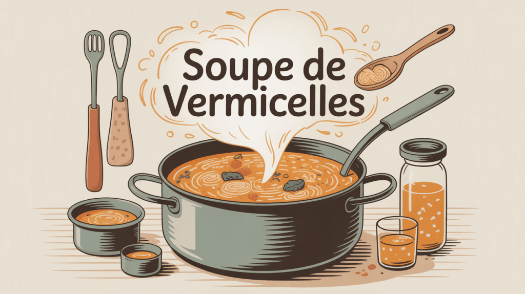 quelle quantité de vermicelle dans une soupe bol fumant