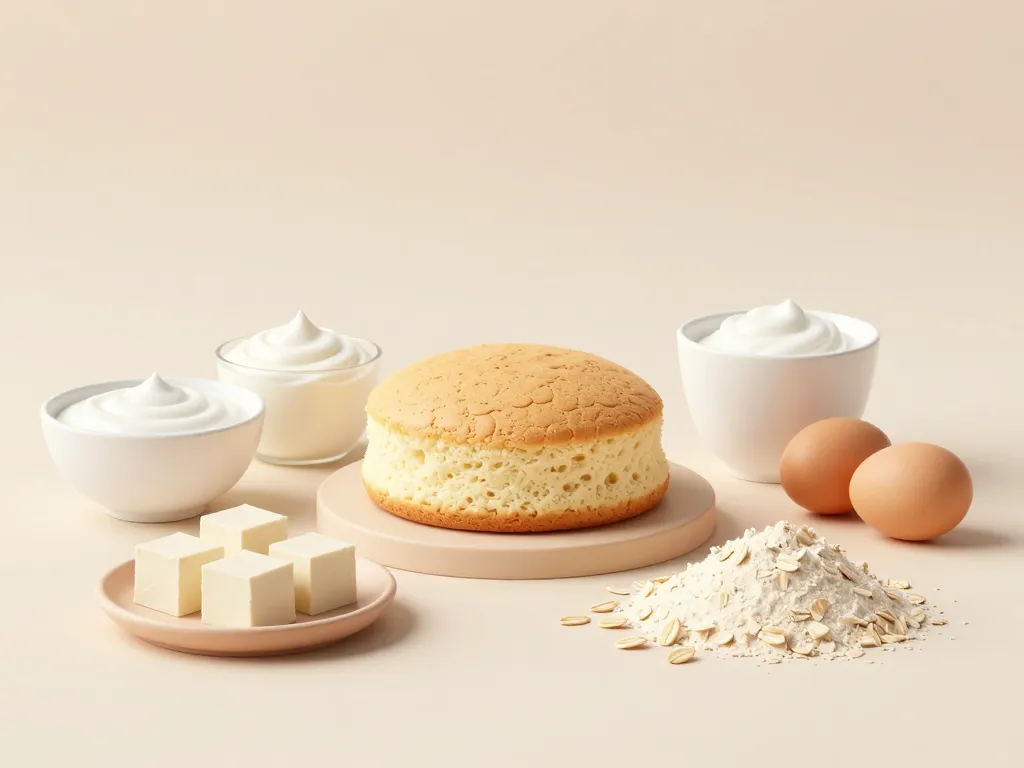 ingredients bases pour recette gateau proteine sans whey