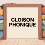 Schéma cloison phonique et isolation acoustique