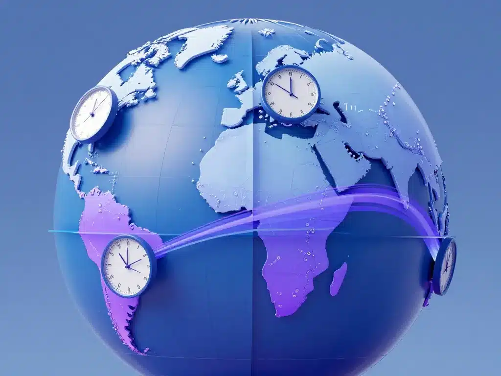 horloge universelle schéma fuseaux horaires globe