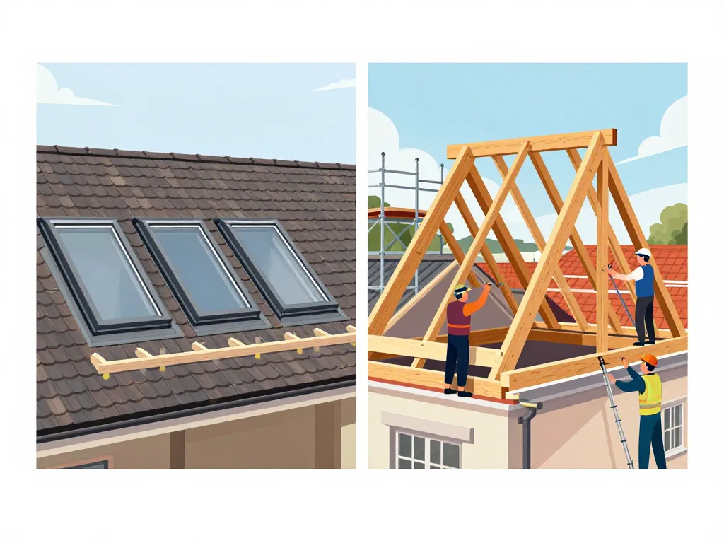 prix modification charpente comparaison types modifications