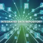 Écosystème numérique avec integrated data repository centralisé