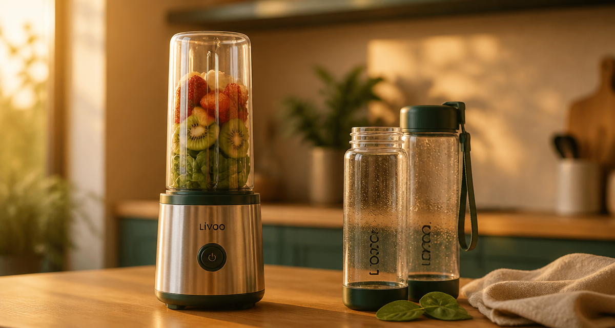 Mixeur à smoothie individuel avec fruits frais