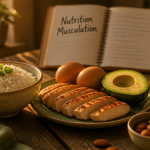 nutrition pour la musculation aliments sur table