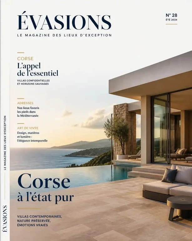 Villa de luxe à louer en Corse avec vue mer et piscine