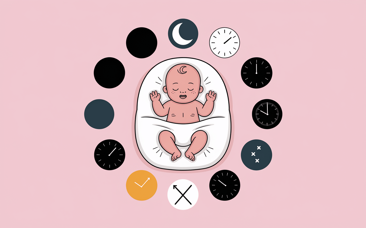 causes bébé s'endort au biberon et réclame 1h après cycle sommeil