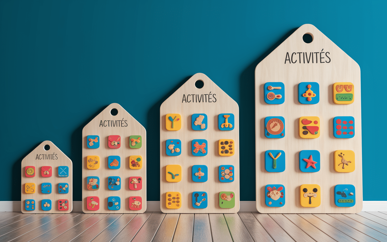 différents modèles de busy biard pour enfants