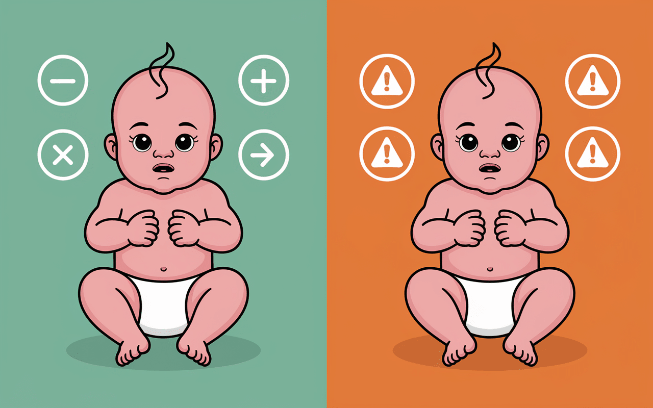 Mon bébé secoue sa tête de gauche à droite rapidement comportements normaux et signaux d'alerte