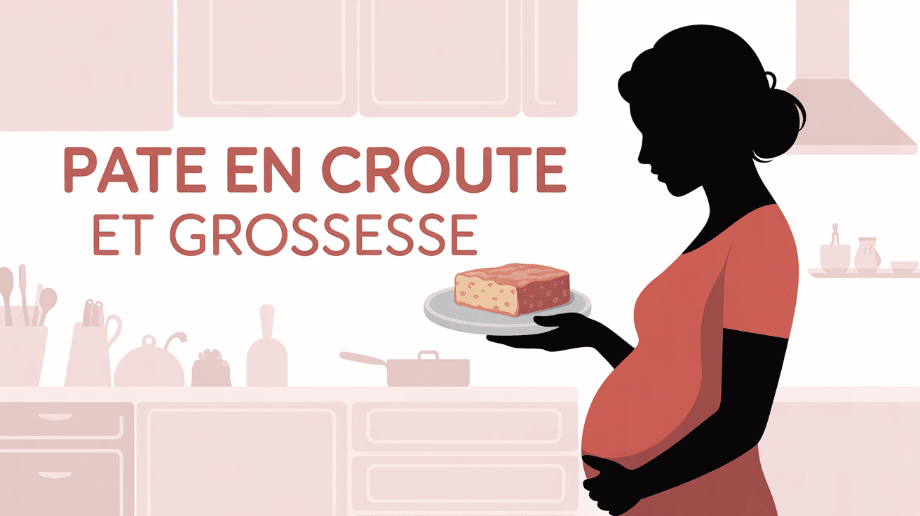 Femme enceinte pate en croute enceinte securite cuisine