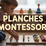 enfant utilisant planches montessori avec serrures