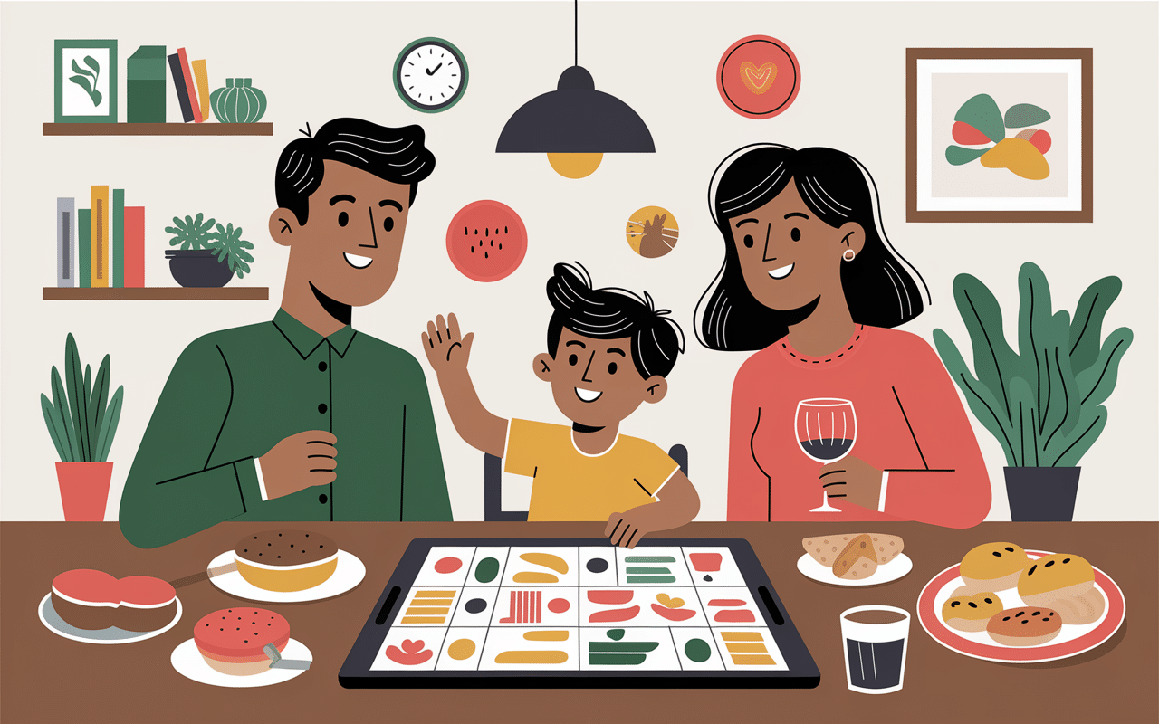 planning nounou excel gratuit famille heureuse planifiée