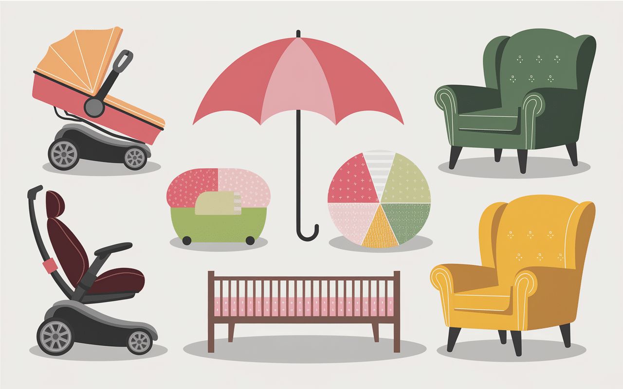 produits yamonbebe poussette siège-auto lit parapluie