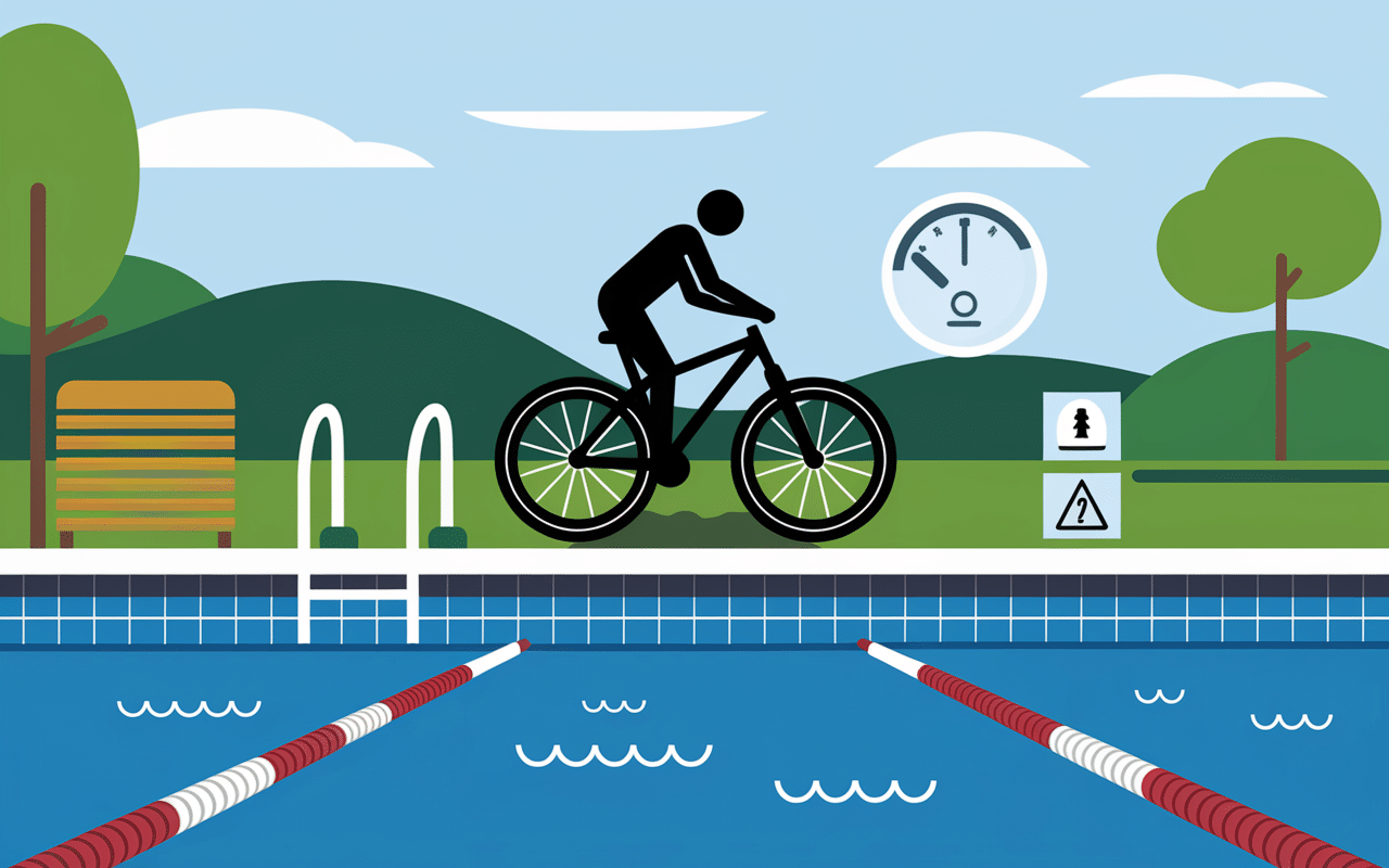Sécurité aquabike enceinte piscine