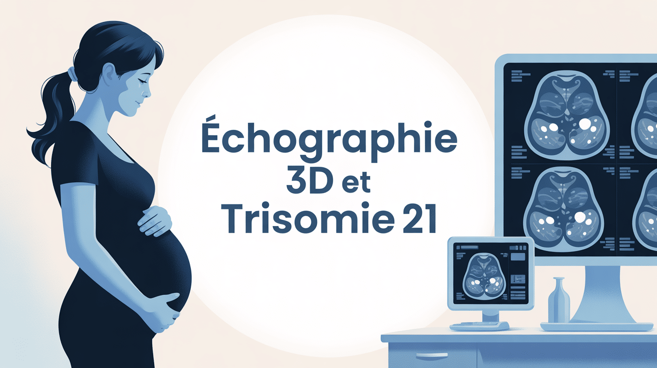 Echo 3d bebe trisomique femme enceinte