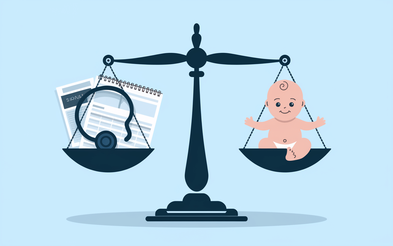 je veux accoucher ce soir balance médicale stéthoscope bébé calendrier grossesse