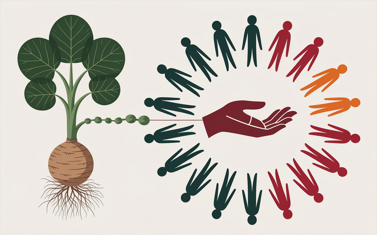 ohana signification évolution plante taro cercle humain