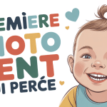 premiere photo dent qui perce illustration bebe souriant