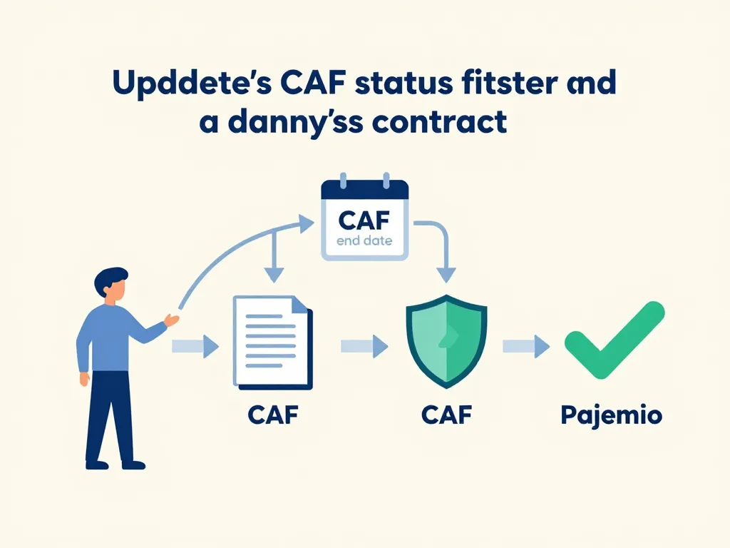 aide caf fin de contrat nounou, mise à jour CAF Pajemploi